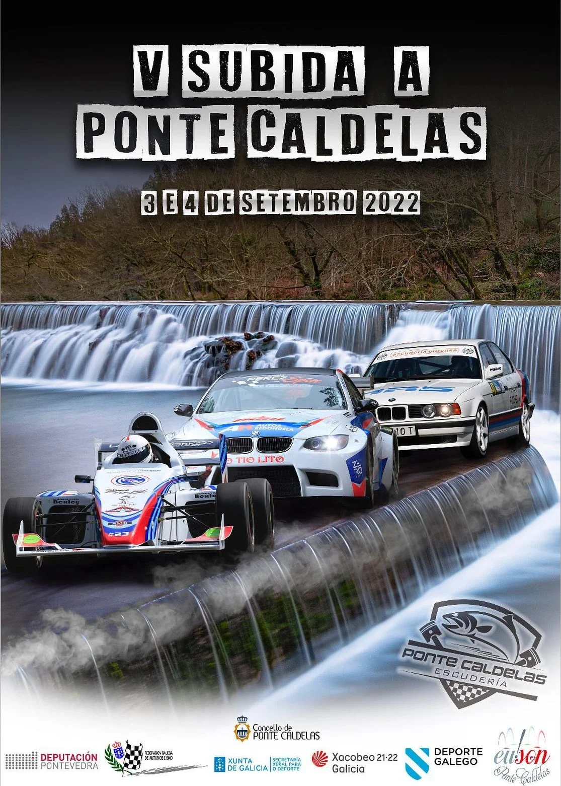 Cartel de la V Subida a Ponte Caldelas