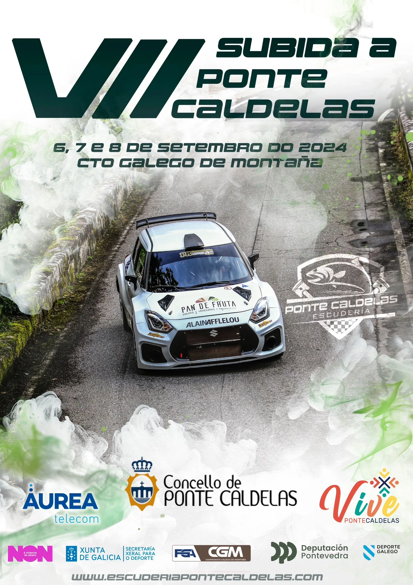 Cartel de la VII Subida a Ponte Caldelas
